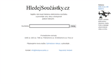 Tablet Screenshot of hledejsoucastky.cz